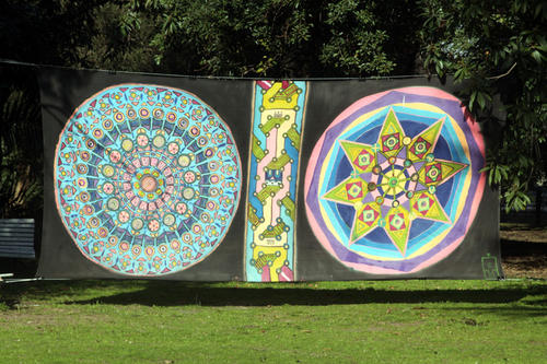 Mandalas en el parque