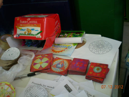 Navidad creando el árbol con Mandalas 2